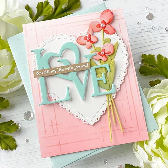 Mvchifay Cutting Dies for Card Making Metal Die-Cuts Scrapbooking Tool Hollow - Image 6