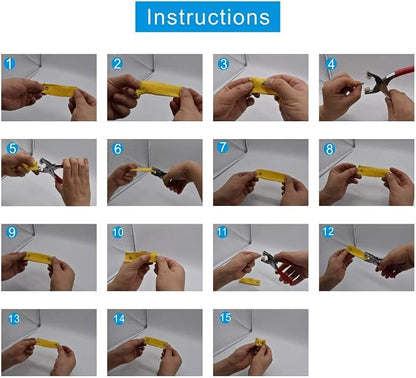 200Pcs Snap Fastener Tool Diameter 9.5mm Metal Eyelets Shoes Clothes Crafts - Image 6