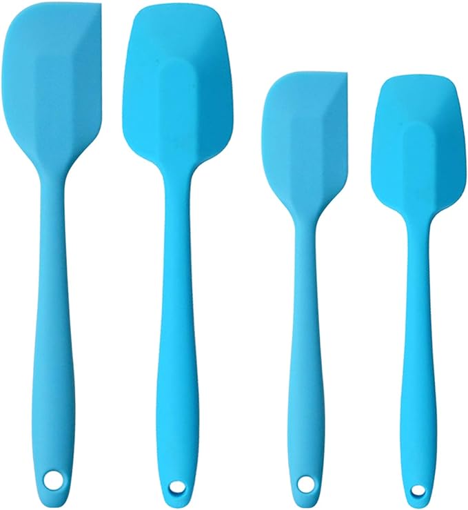 Silicone Spatulas Set, Rubber Spoon Spatula Heat Resistant Spoonula One Piece by MOACC