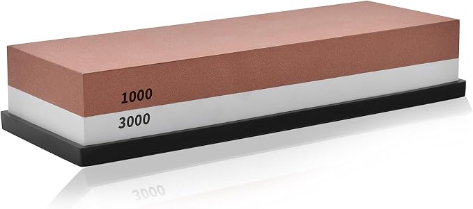 Klaus Meyer Premium Whetstone Knife Sharpening Stone 2 Side Grit 1000/3000 by KlausMeyer