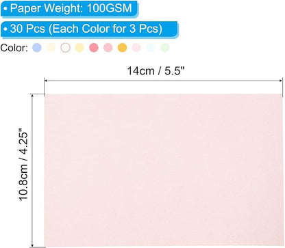PATIKIL 30 Sheets Vellum Paper 4.25x5.5, Vellum Paper Printable Translucent - Image 2