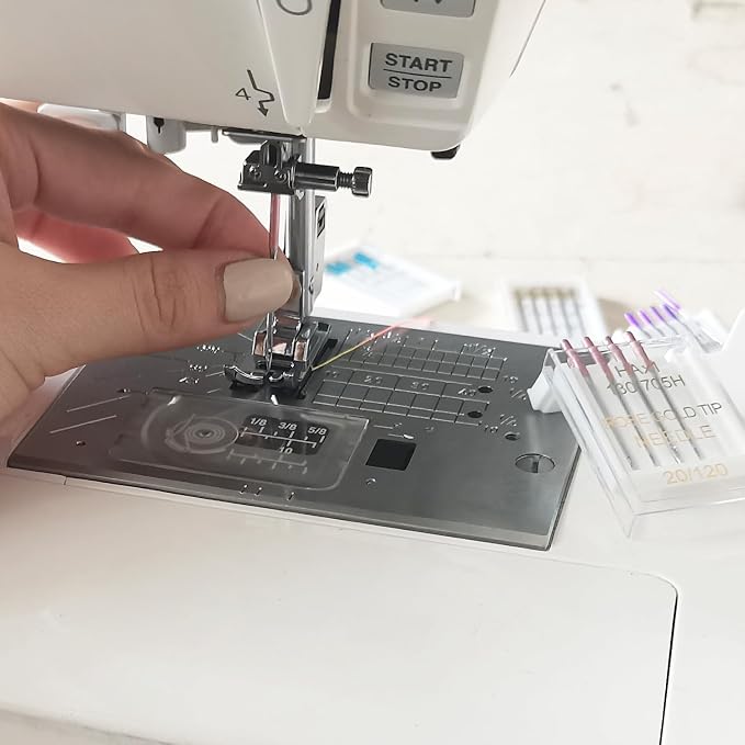 HONEYSEW 60 Pieces Sewing Machine Needles Universal Regular Point Machine - Image 5