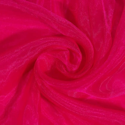 Fynite Sheer Organza Fabric | 2 Yards Long | 44" Wide | Bridal Solid Sheer by FYNITE