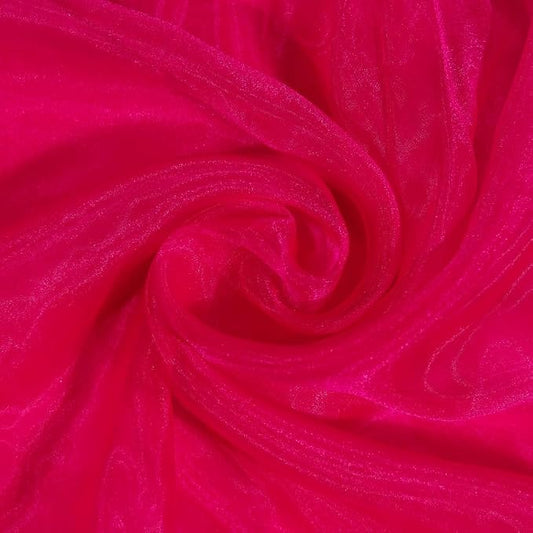 Fynite Sheer Organza Fabric | 20 Yards Long | 44" Wide | Bridal Solid Sheer by FYNITE