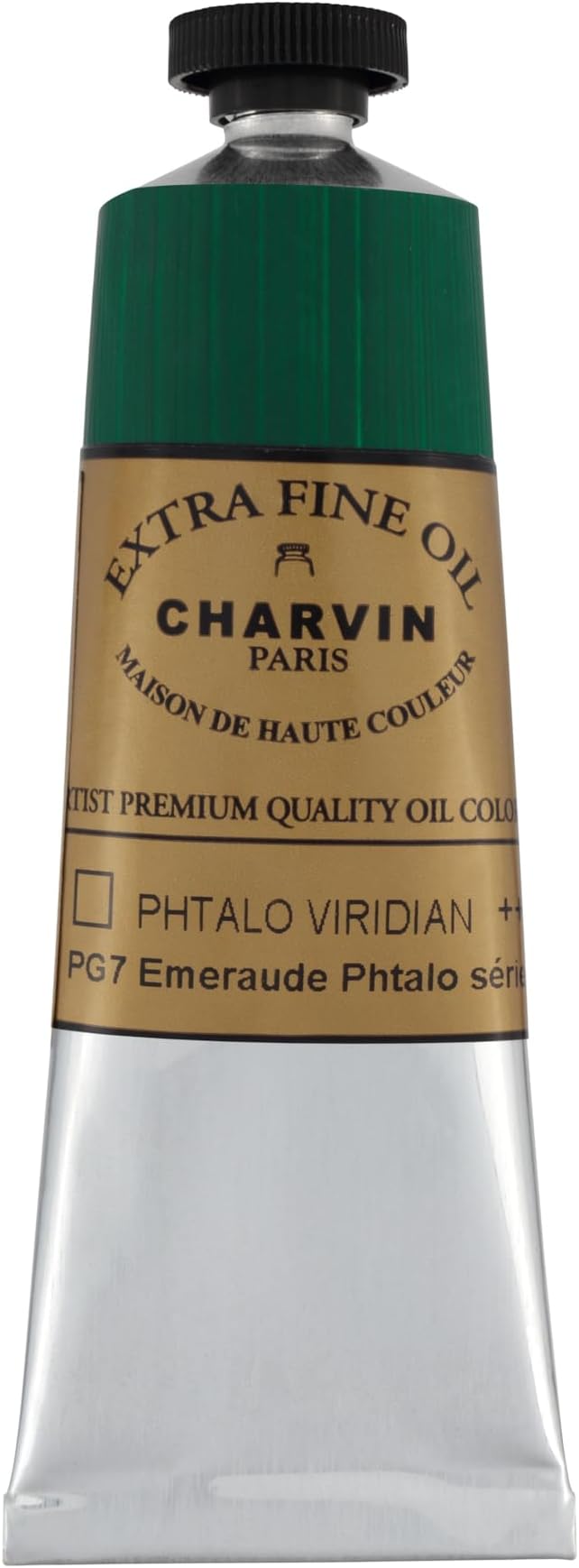 Charvin Extra Fine Oil Paint, Phthalo Viridian 60 mL - Image 2