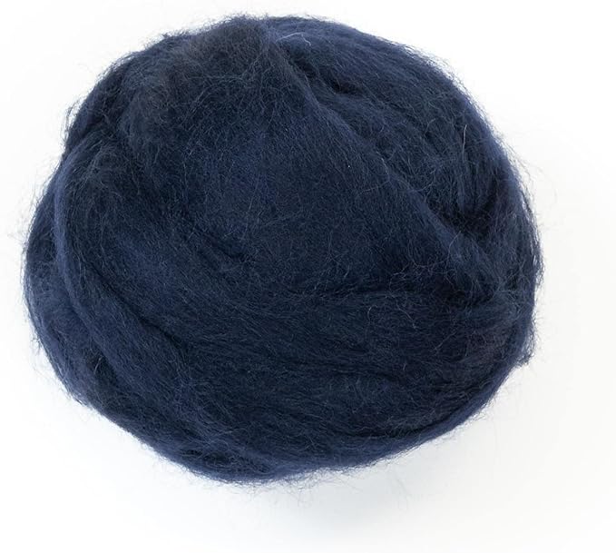 Kondoos Colored Natural Wool roving, 8 OZ. Best Wool by Kondoosnaturalfibers