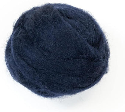 Kondoos Colored Natural Wool roving, 8 OZ. Best Wool by Kondoosnaturalfibers