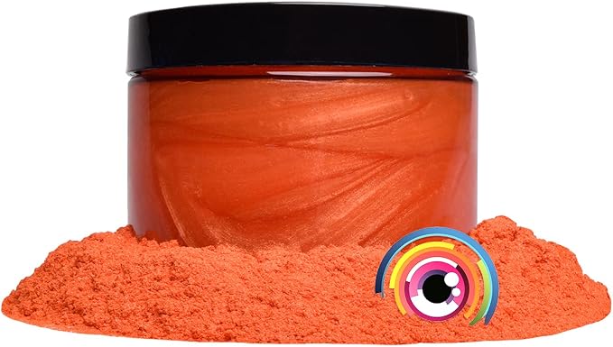 Eye Candy Pigments Premium Orange Mica Powder - Image 4