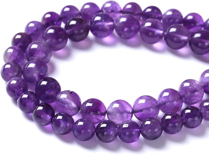 36pcs 10mm AAA Natural Amethyst Beads Crystal Energy Healing Power Stone - Image 4