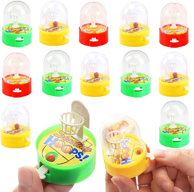NEEW 12 Pack Mini Finger Basketball Shooting Game, Party Favors Basketball by NEEW