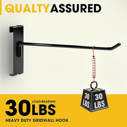 Gridwall Hooks 8 Inch, 60 Pack Heavy Duty Display Hooks - Image 5