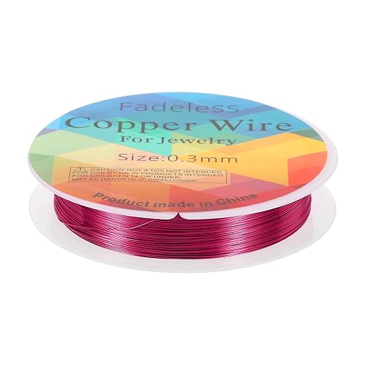 HARFINGTON 49ft Jewelry Wire, 28 Gauge Brass Craft Soft Metal Tarnish Resistant by HARFINGTON