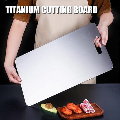 Cutting Board Double Sided, Large Size+Small Size, Food Grade Stainless steel - Image 4