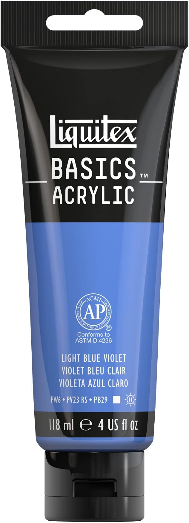 Liquitex BASICS Acrylic Paint, 118ml Tube, Light Blue Violet by Liquitex