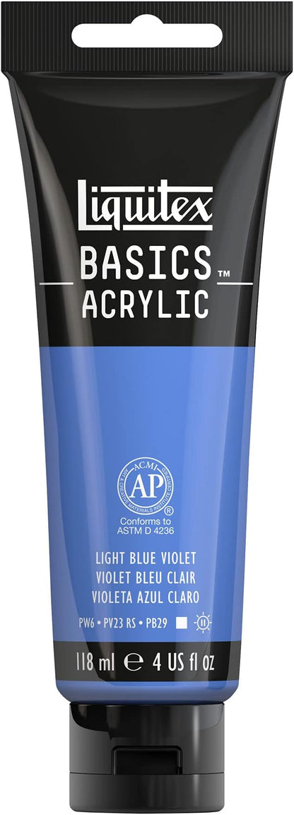Liquitex BASICS Acrylic Paint, 118ml Tube, Light Blue Violet by Liquitex