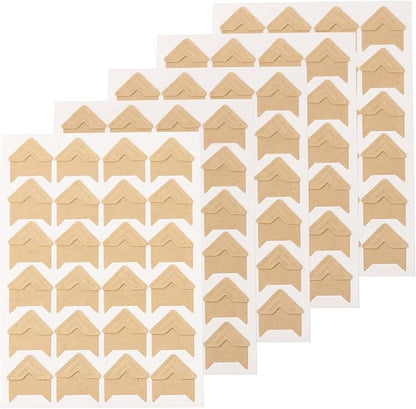 GOONAVI 15 Sheets 360 Pcs Cowhide Acid-Free Photo Corners Mounting Self Adhesive by GOONAVI