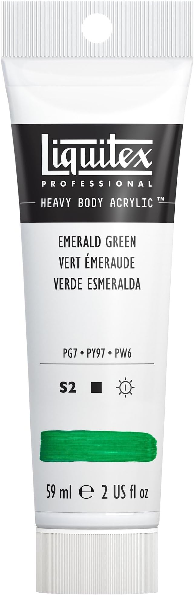 Liquitex Professional Heavy Body Acrylic Paint, 2-oz Tube, Emerald Green by Liquitex
