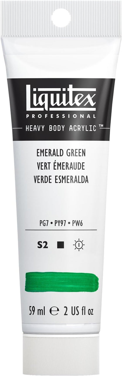 Liquitex Professional Heavy Body Acrylic Paint, 2-oz Tube, Emerald Green by Liquitex