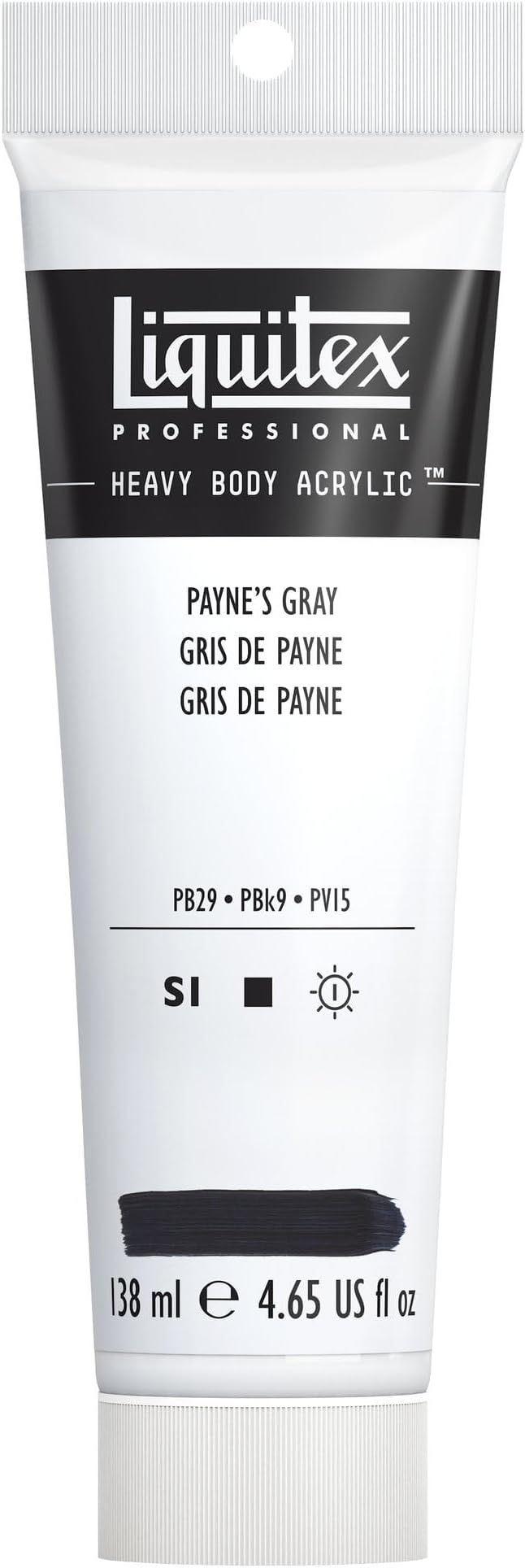 Liquitex Professional Heavy Body Acrylic Paint, 4.65-oz Tube, Payne's Gray by Liquitex