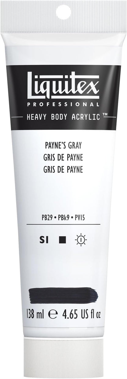 Liquitex Professional Heavy Body Acrylic Paint, 4.65-oz Tube, Payne's Gray by Liquitex