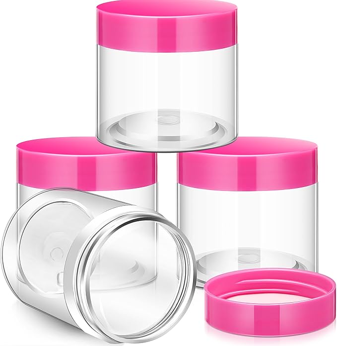 SATINIOR 12 Pack 8 oz Plastic Container Jars - Image 2