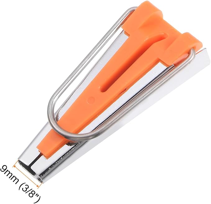 HARFINGTON Bias Tape Maker Kit 9mm Single and Double Fold Fabric Bias Binding - Image 2