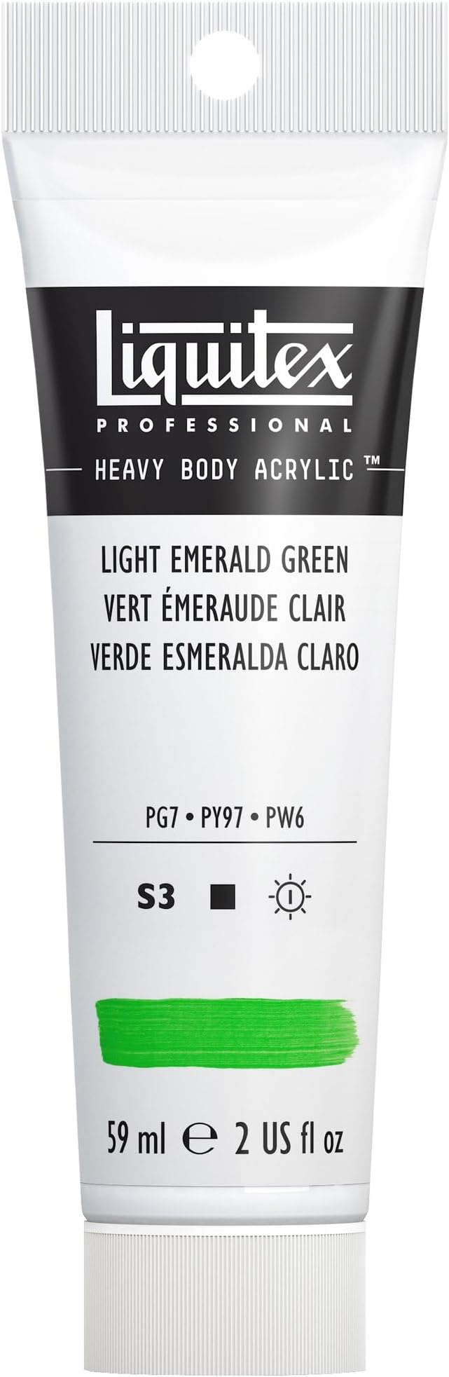 Liquitex Professional Heavy Body Acrylic Paint, 2-oz Tube, Light Emerald Green by Liquitex
