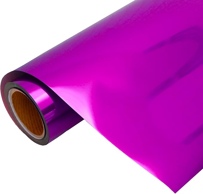 3 Yard x 20" Wide Roll Threadart Metallic Fuchsia Heat Transfer Vinyl Film | by ThreadArt