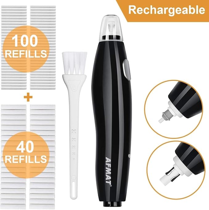 AFMAT EE04 Electric Eraser for Artists, Rechargeable Electric Eraser Kit - Image 4