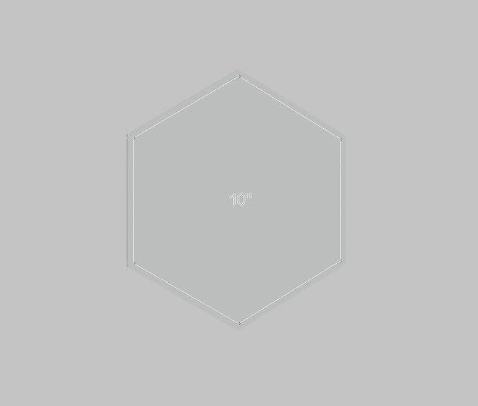 Hexagon Quilting Template Set - Image 5
