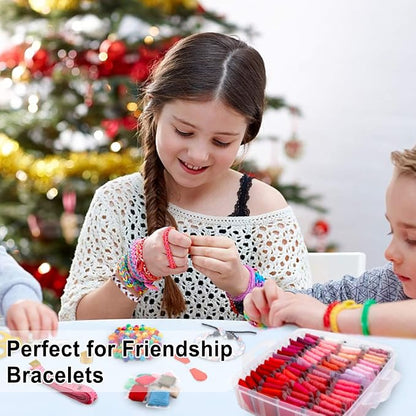 Inscraft 403 Pack Embroidery Floss Set, 250 Colors Cross Stitch Friendship - Image 6
