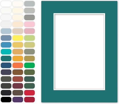 Poster Master Teal Matboard – 4-Ply Acid-Free Picture Mat Board by PosterMaster