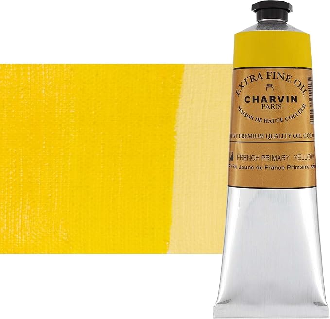 Charvin Extra Fine Oil Paint, French Yellow Primary 150 ml by Unknown