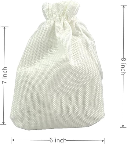 Palmhomee Pack of 25 Burlap Gift Bags - Image 3