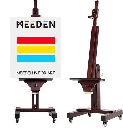 MEEDEN Heavy Duty Painting Easel: Professional Solid Beechwood Large Easel by MEEDEN
