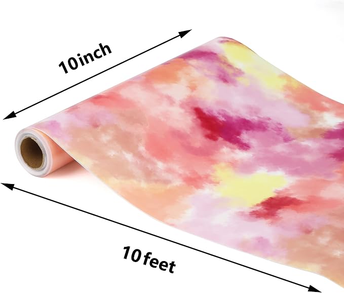 RENLITONG Colorful HTV Iron on Vinyl 12Inch by 10ft Roll Heat Transfer Vinyl - Image 3