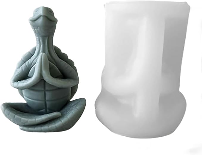 Cylinder Molds Silicone Wave Spiral Candle Mold - Image 2