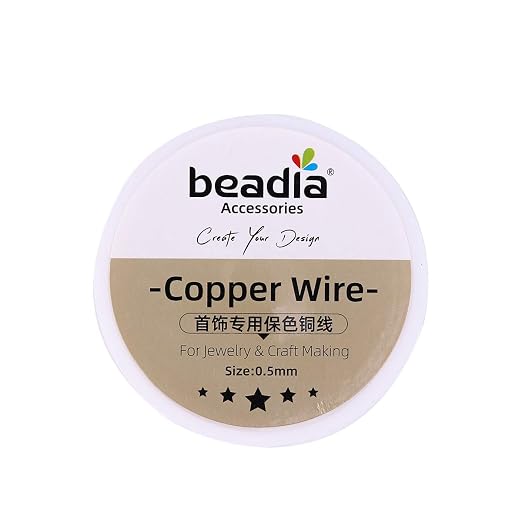Gold Copper Wire 0.5mm Bead Cord - Image 7
