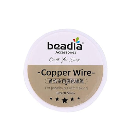 Gold Copper Wire 0.5mm Bead Cord - Image 7