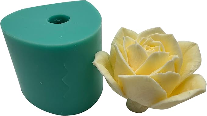 3D Rose Flower Silicone Mold for Epoxy Resin Craft Aroma Gypsum, Handcrafted - Image 4