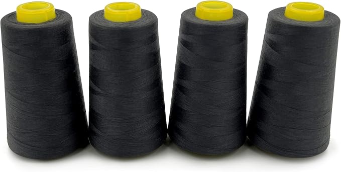 Tortoise 4 Cones of 3000 Yards Each Spool Thread by TORTOISETHREAD