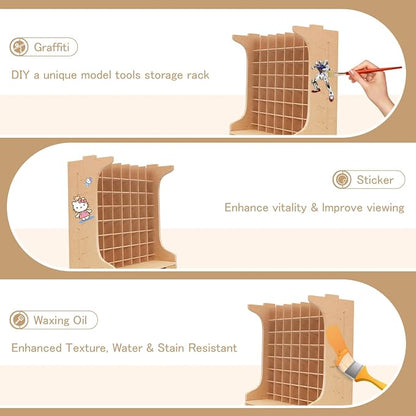 Paint Rack Organizer with 49 Holes Suitable - Image 5