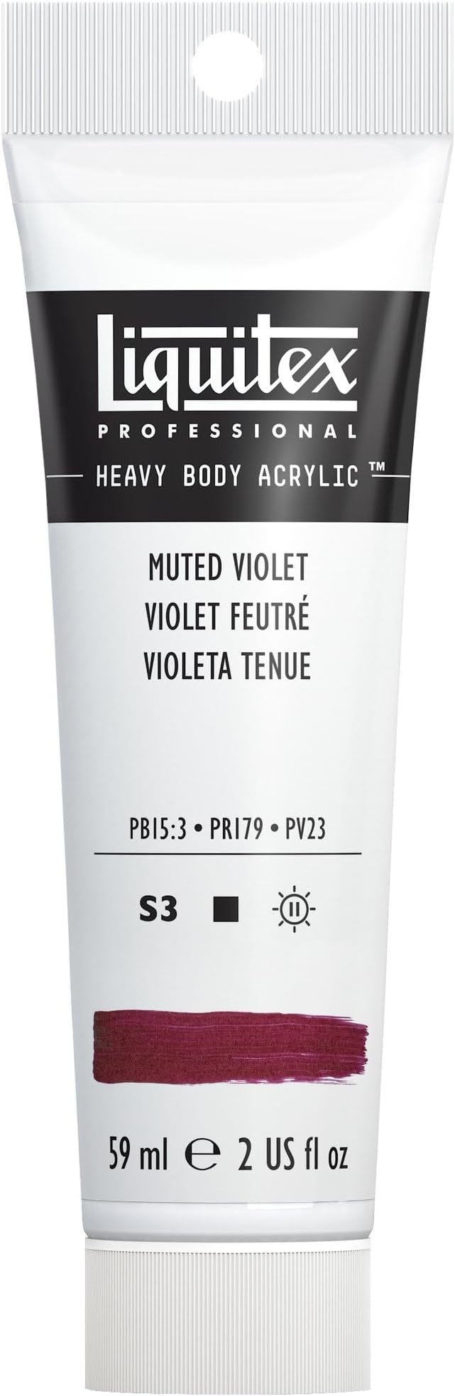 Liquitex Professional Heavy Body Acrylic Paint, 2-oz Tube, Muted Violet by Liquitex