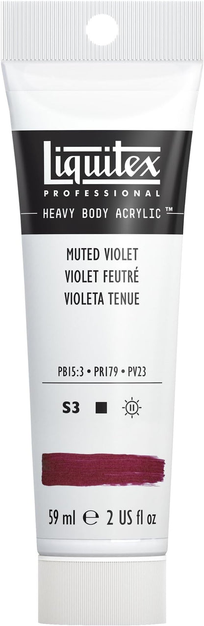 Liquitex Professional Heavy Body Acrylic Paint, 2-oz Tube, Muted Violet by Liquitex