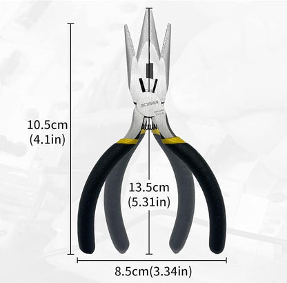 BOOSDEN 5" Small Needle Nose Pliers, Mini Needle Nose Pliers, Micro Needle Nose - Image 2
