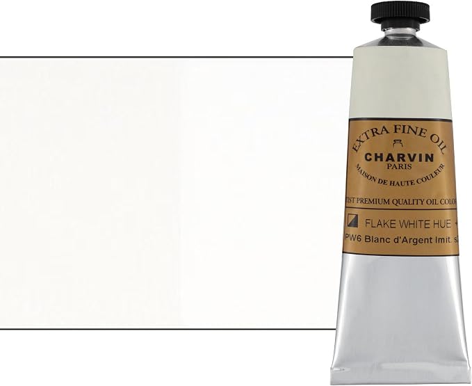 Charvin Extra Fine Oil Paint, Flake White Hue 60 ml by Unknown
