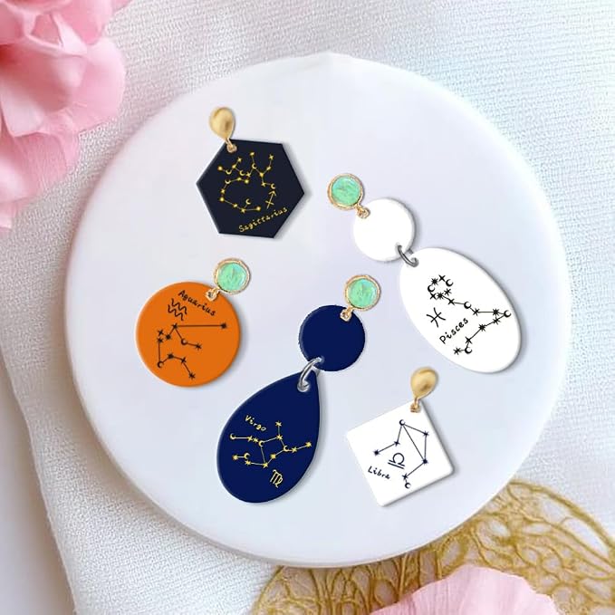 CHGCRAFT Polymer Clay Texture Sheets Constellations Clay Texture Mat Silicone - Image 4