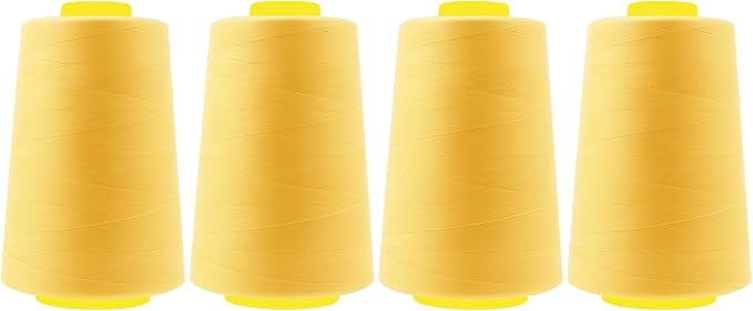 Mandala Crafts 4 Pack of Serger Threads Cones Spools by MandalaCrafts