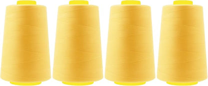 Mandala Crafts 4 Pack of Serger Threads Cones Spools by MandalaCrafts