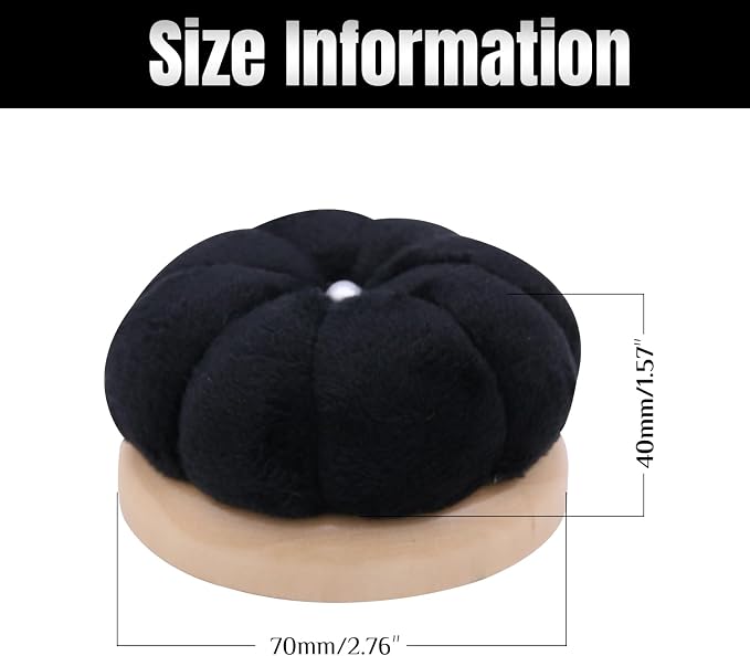 Uxney Pin Cushion, Wooden Sewing Pin Cushion Pincushion Needle Cushion - Image 2